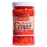 J-Basket pickled ginger kizami pink strands, UK version