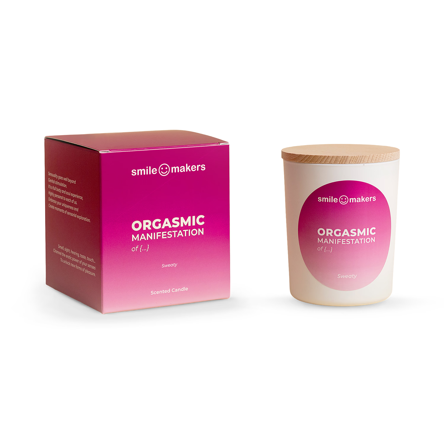 Smile Makers Sweaty Manifestation scented candle 180g - British product