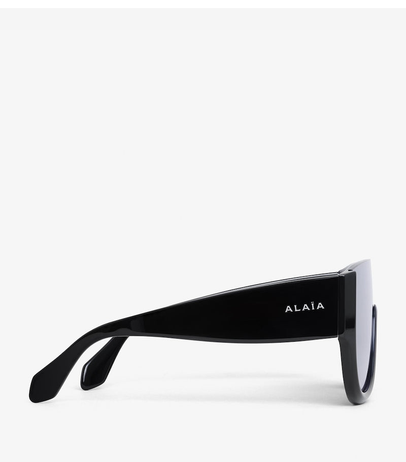 Alaïa oversized square sunglasses in acetate, imported from the UK