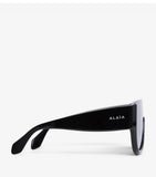 Alaïa oversized square sunglasses in acetate, imported from the UK
