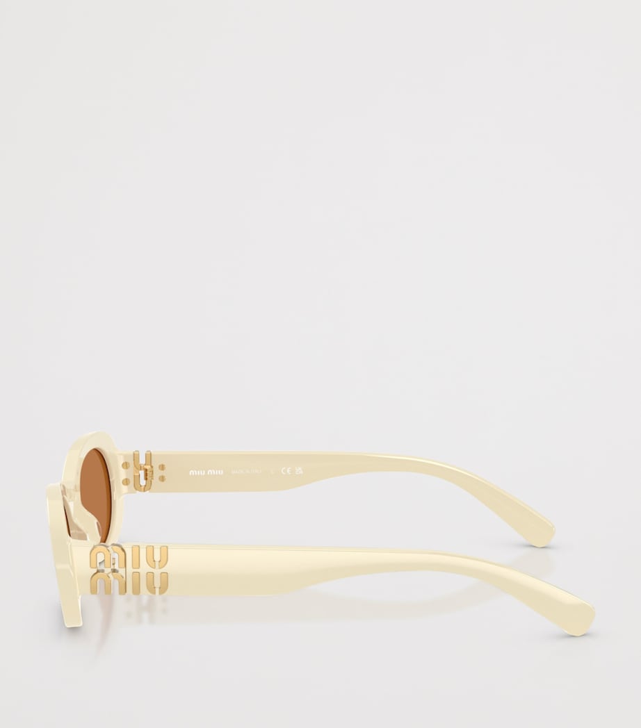 Miu Miu oval acetate sunglasses MU06ZS - British product