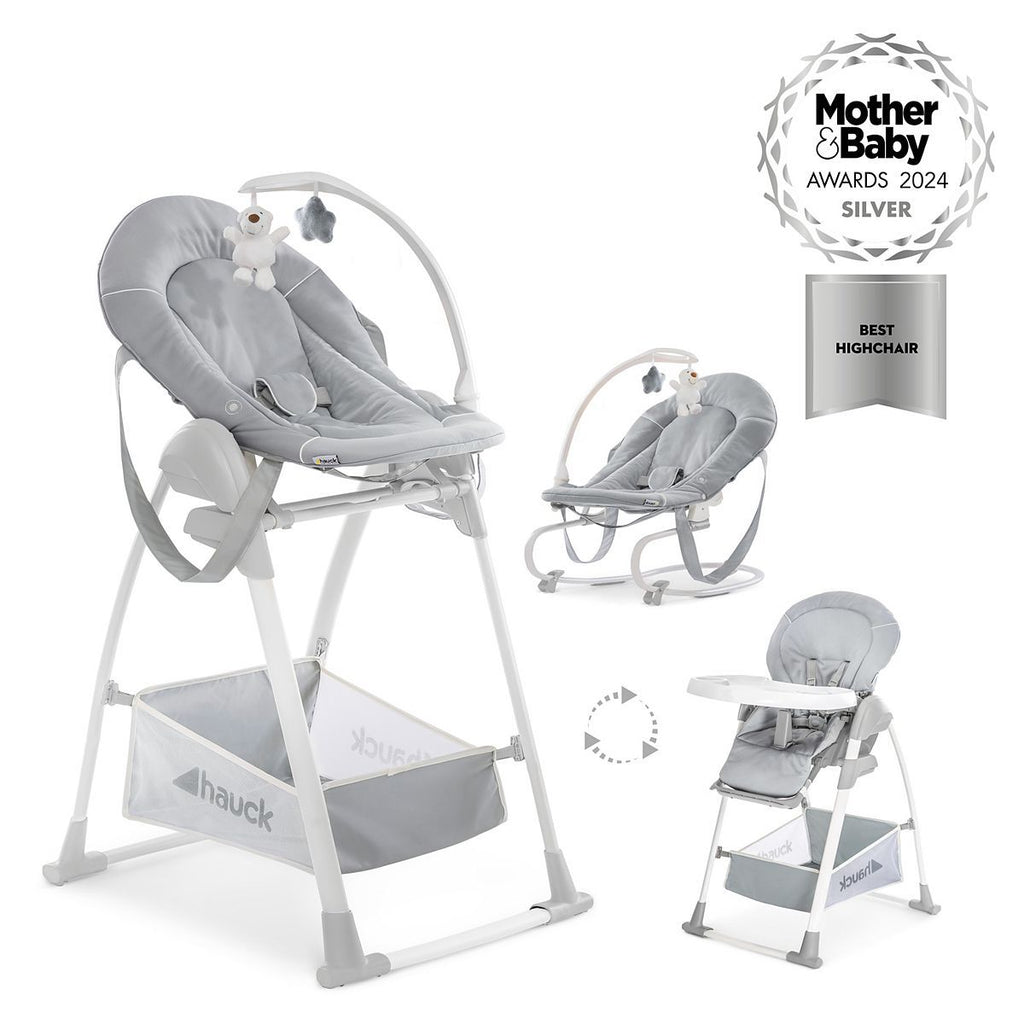 Hauck Sit n Relax 3 in 1 Stretch Grey