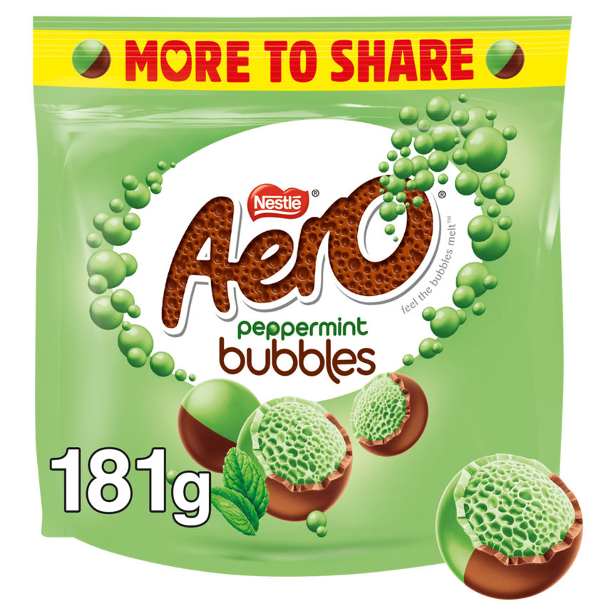 Aero Peppermint Bubbles 181g