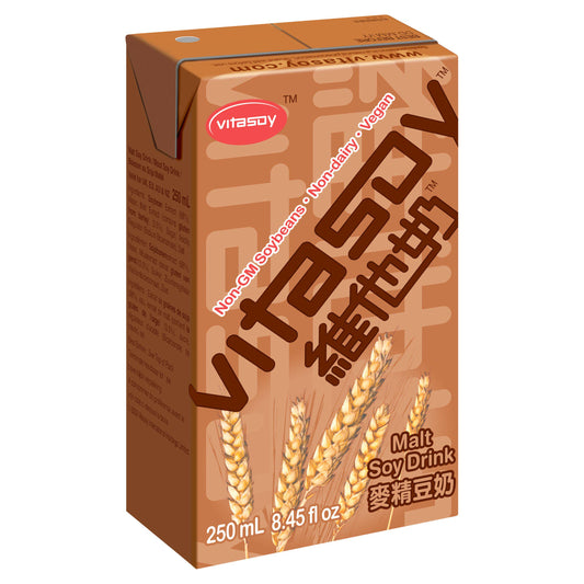 Vitasoy Malted Soybean Drink 250ml (Sugar levy applied) South & South-East Asian Sainsburys   