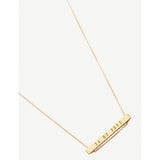 Littlesmith gold-plated personalised 13 character necklace, UK version