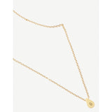Littlesmith personalised initial gold-plated teardrop bead necklace, UK version