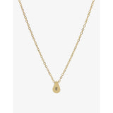 Littlesmith personalised initial gold-plated teardrop bead necklace, UK version