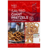 M&S Giant Salted Pretzels   150g GOODS M&S   