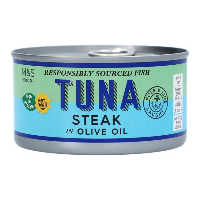 M&S Tuna Steak in Olive Oil   200g