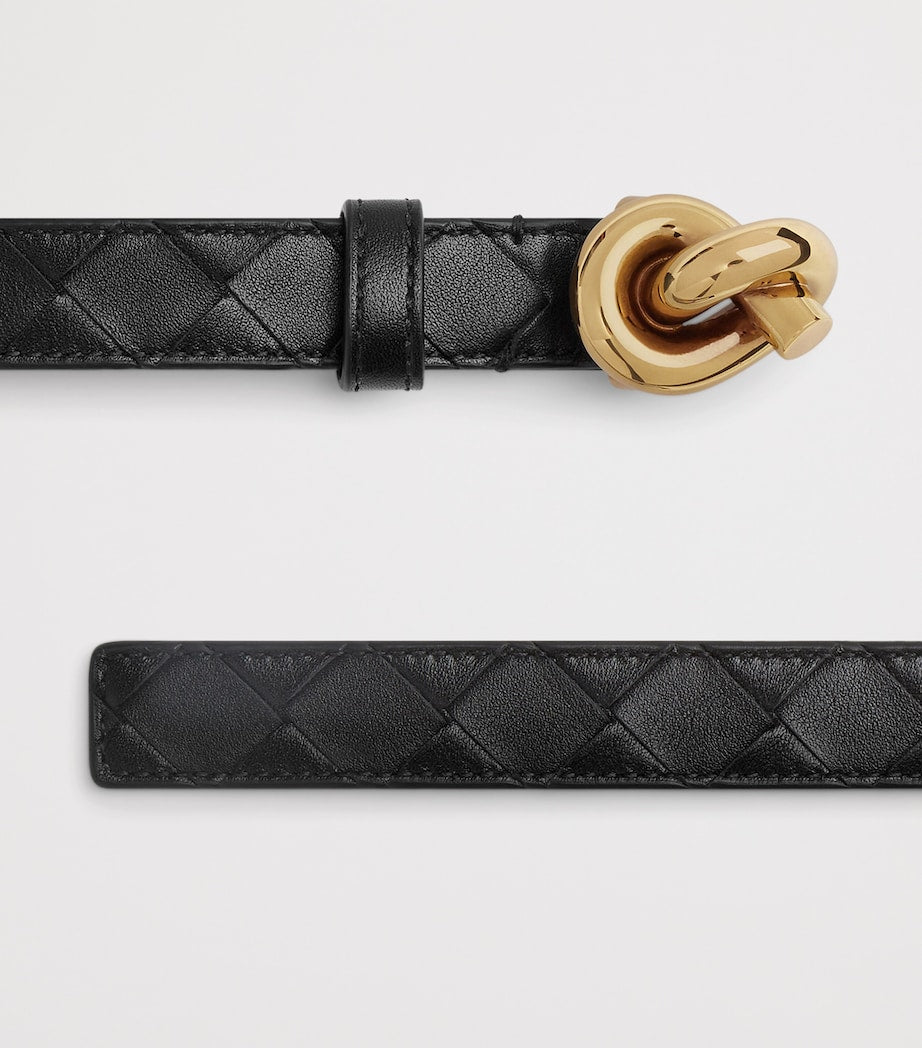 Bottega Veneta Knot leather belt - (British brand)