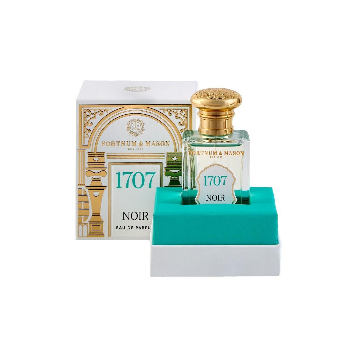 Fortnum's 1707 Noir Eau de Parfum 50ml bottle, UK version