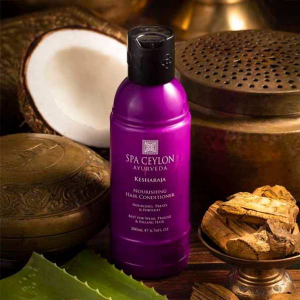 SPA CEYLON Kesharaja nourishing hair conditioner, imported from the UK