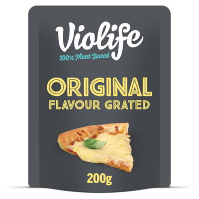 Violife Original Flavour Grated vegan cheese 200g (British brand)