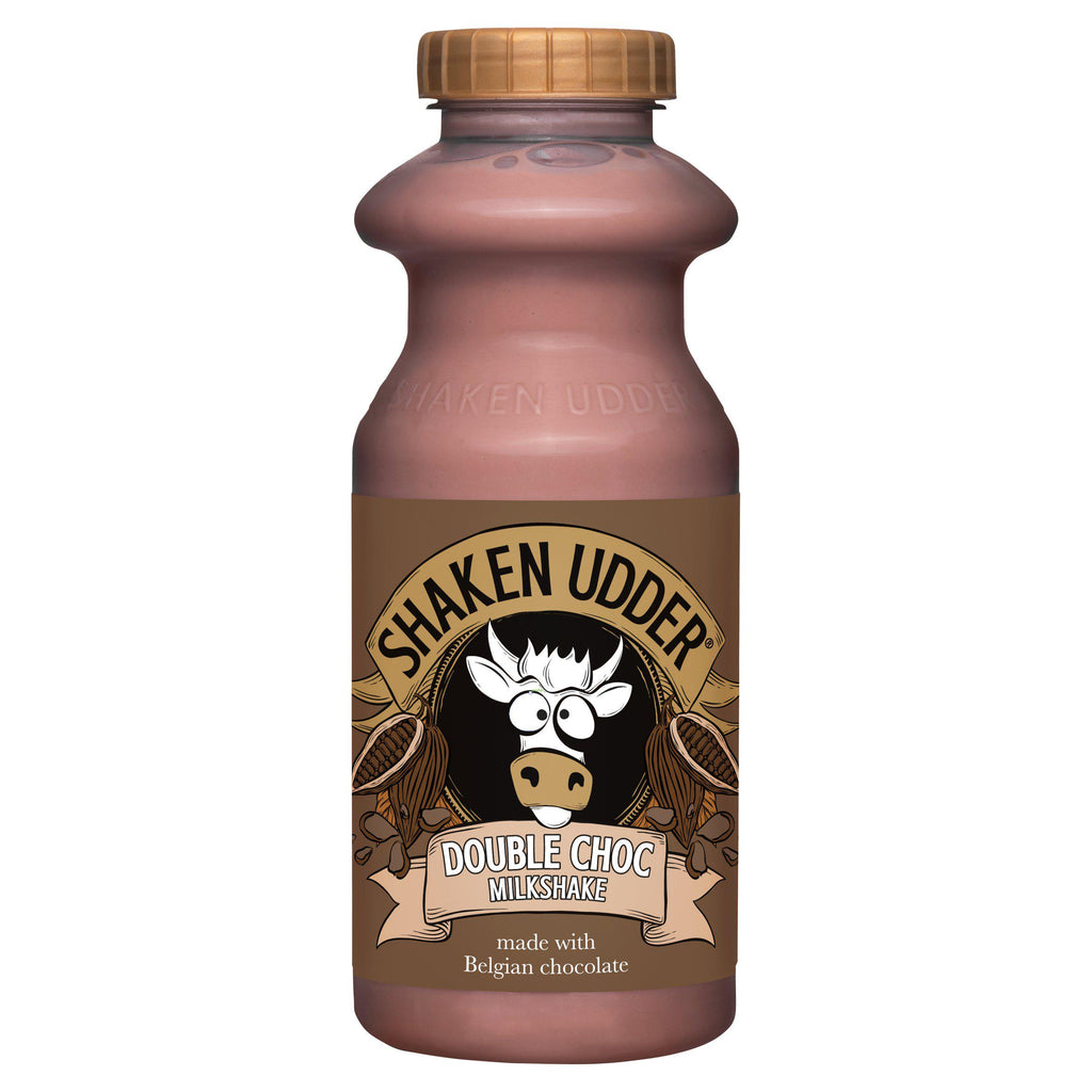 Shaken Udder Double Choc Milkshake 330ml