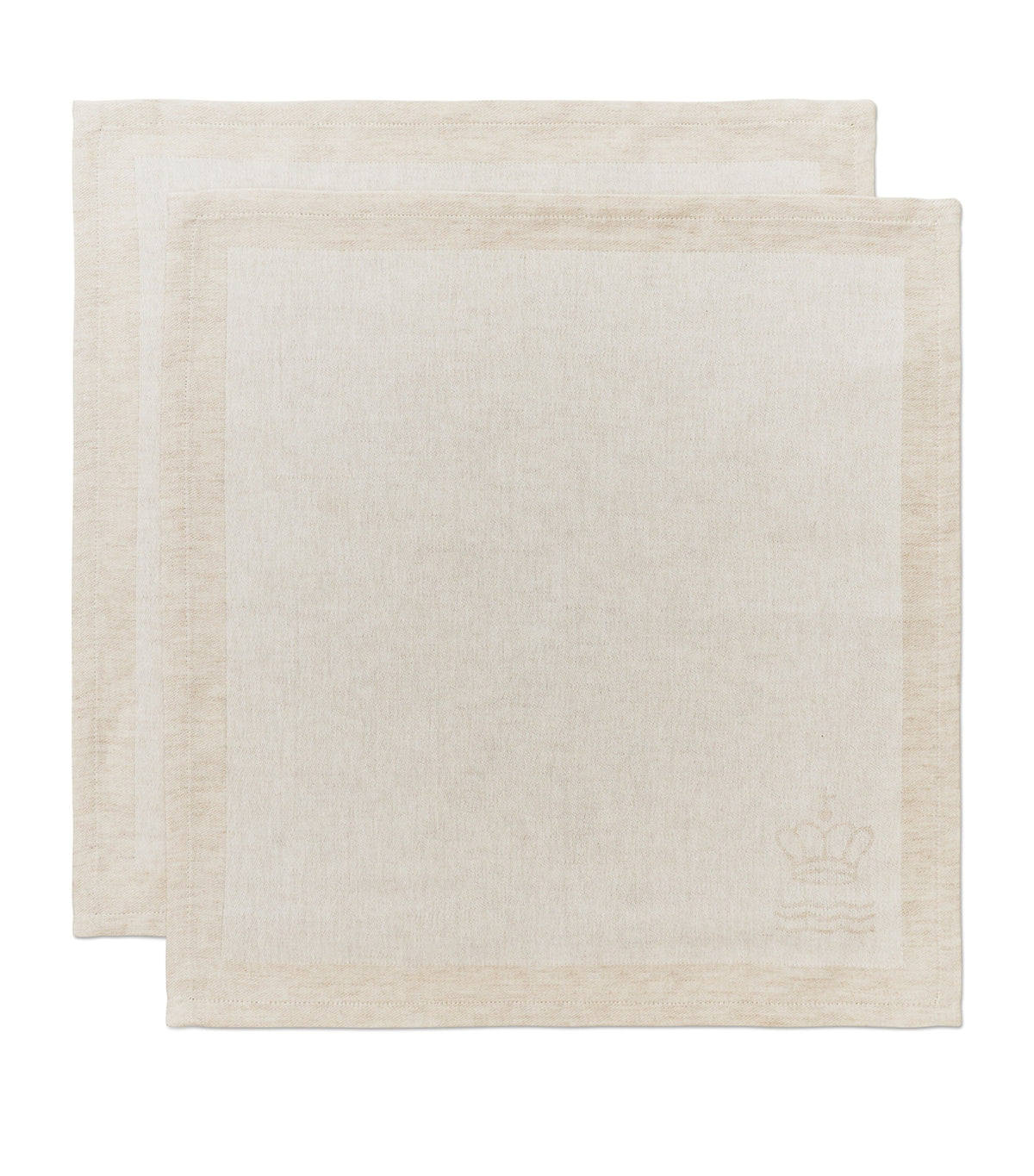 Royal Copenhagen Jacquard Waves fabric napkins 45cm x 45cm, imported from the UK