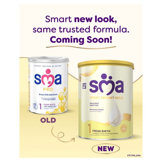 SMA Pro 1 First Infant Milk Powder From Birth   800g GOODS M&S   