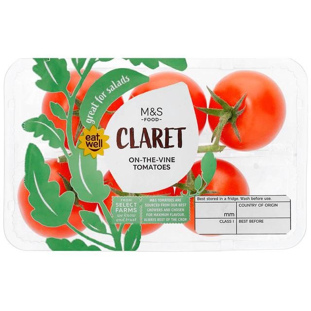 M&S Vine Ripened Claret Tomatoes   230g