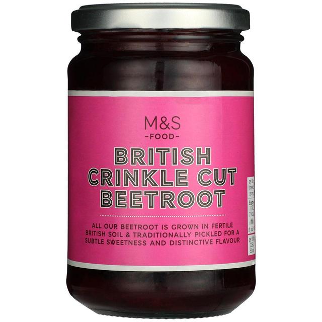 M&S British Sweet Crinkle Cut Beetroot   340g GOODS M&S   