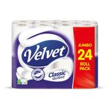 Velvet Classic Quilted Toilet Rolls   24 per pack GOODS M&S   