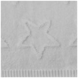 Habitat Embossed Star Bath Towel Grey GOODS Sainsburys   