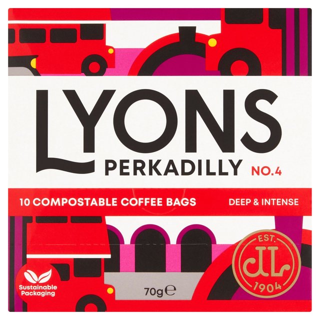 Lyons Perkadilly Coffee Bags   10 per pack GOODS M&S   