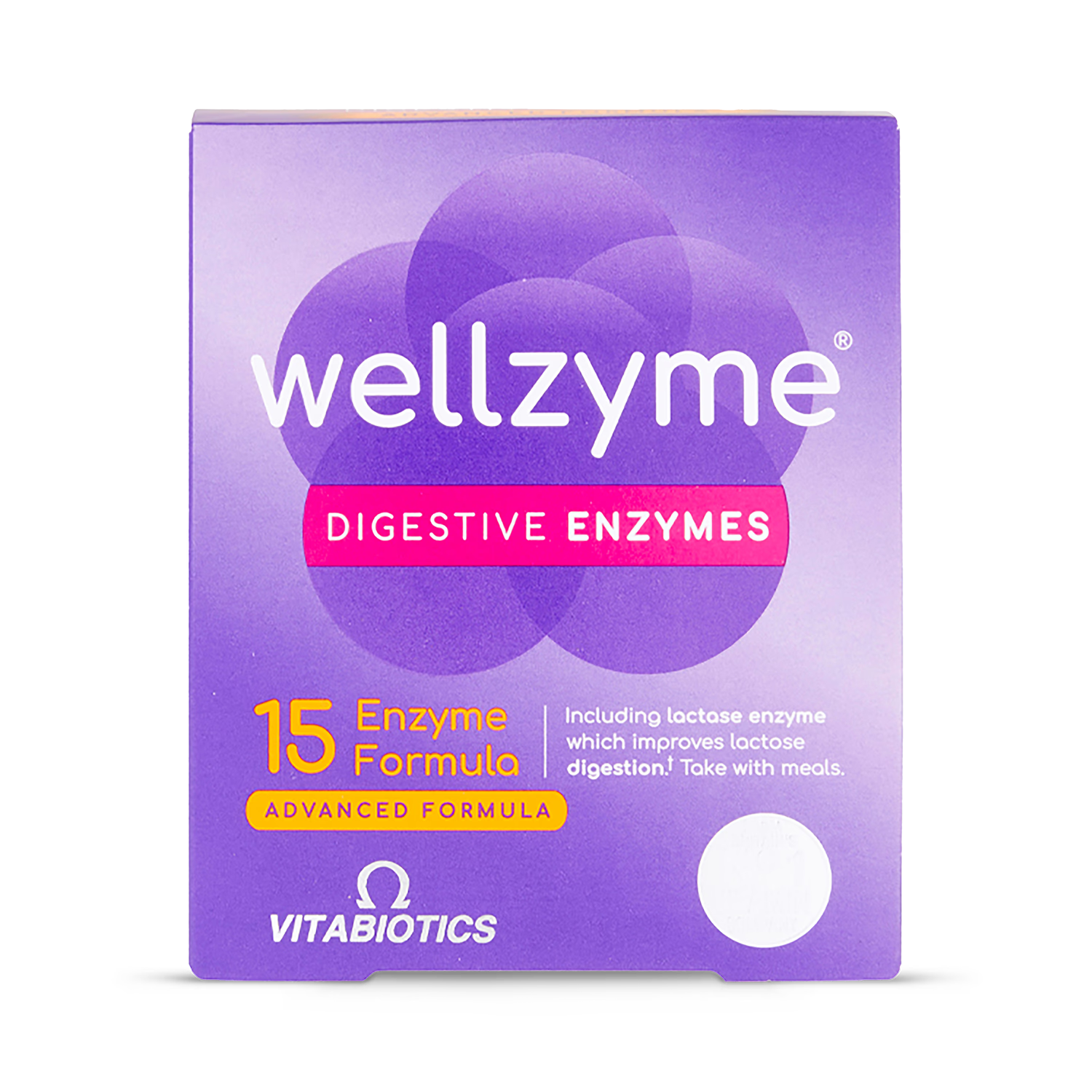 Vitabiotics Wellzyme 15 Enzyme Capsules 60 (British brand)
