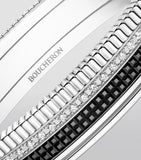 Boucheron Quatre Classique bangle white gold with diamonds (British brand)