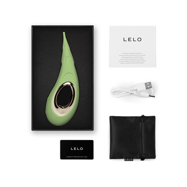 LELO Dot Cruise clitoral vibrator Pistachio Cream - British product