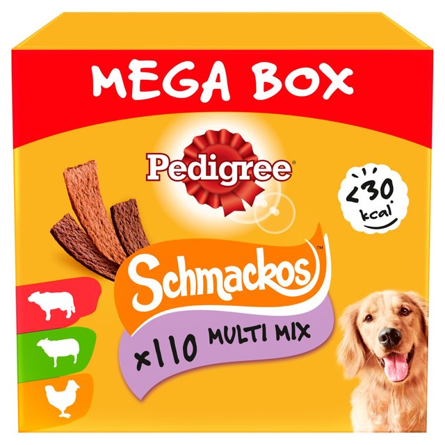 Pedigree Schmackos Adult Dog Treats Meaty Multi Mix    110 x 8g GOODS M&S   