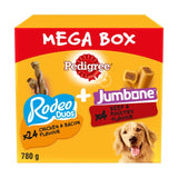 Pedigree Rodeo Duos & Jumbone Medium Dog Treats Mega Box    780g GOODS M&S   