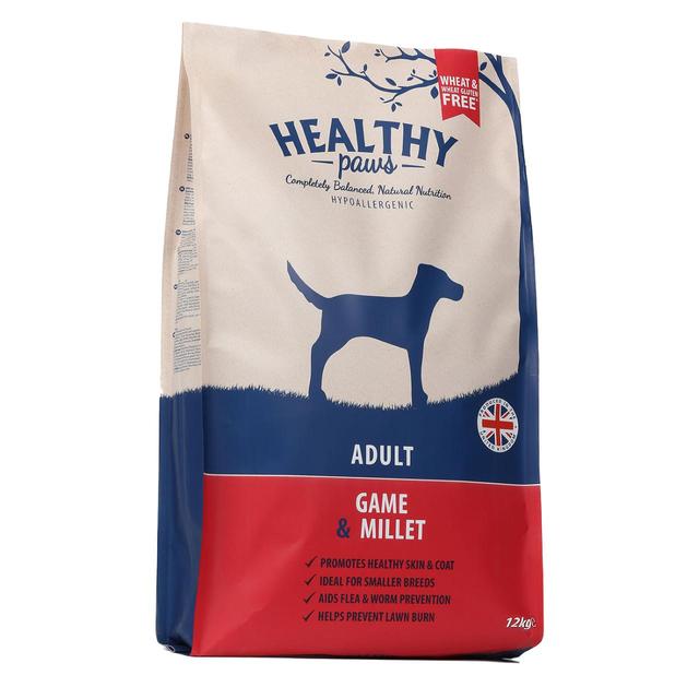 Healthy Paws Game & Millet Adult Dog Food   12kg GOODS M&S   