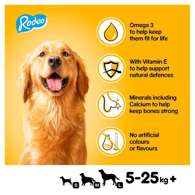 Pedigree Rodeo Adult Dog Treats Chicken    123g GOODS M&S   