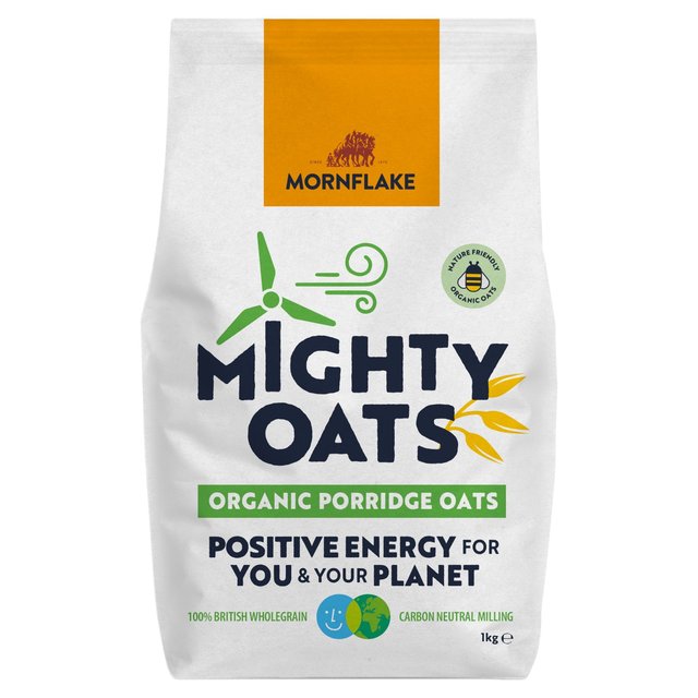 Mornflake Mighty Oats Organic Oats   1kg