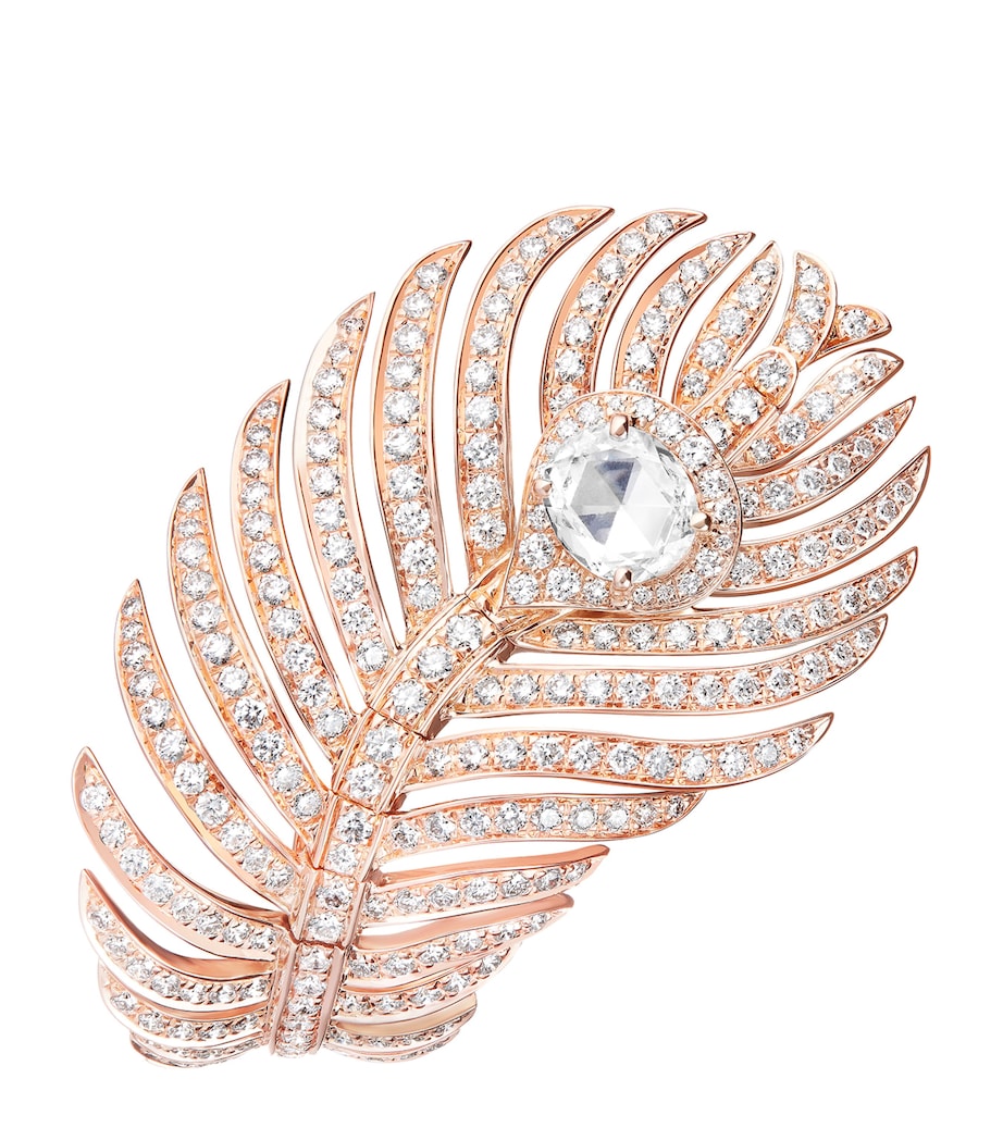 Boucheron Plume de Paon diamond ring - British product