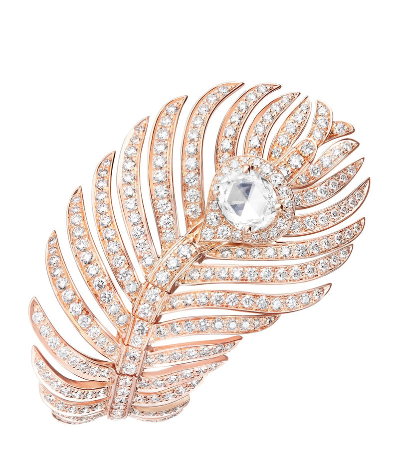 Boucheron Plume de Paon diamond ring - British product