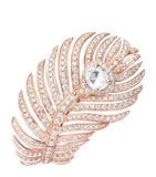 Boucheron Plume de Paon diamond ring - British product