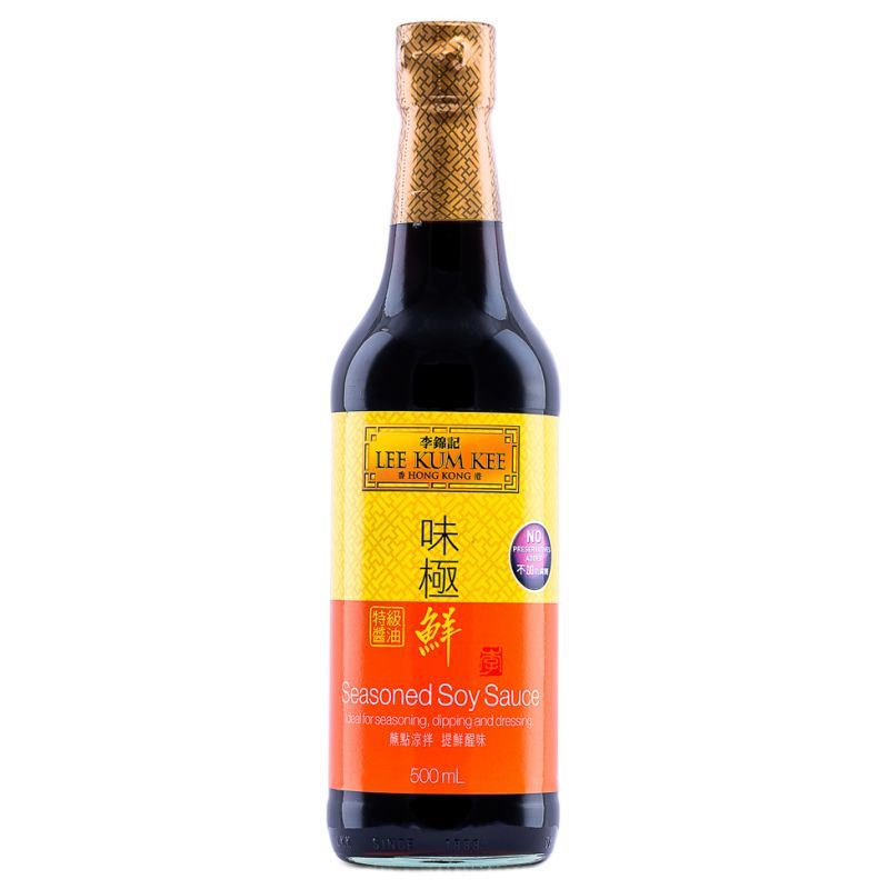 Lee Kum Kee seasoned soy sauce - British product
