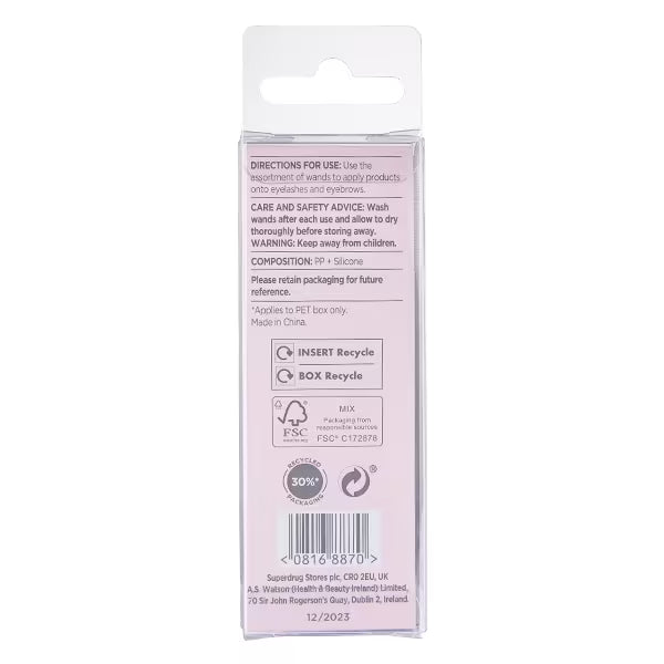 Studio London mascara wands replacement applicators (British brand)