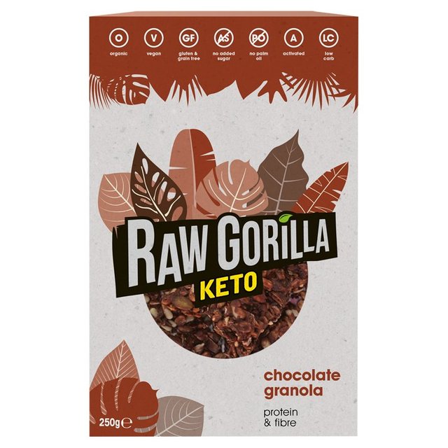 Raw Gorilla Keto Chocolate Granola   250g