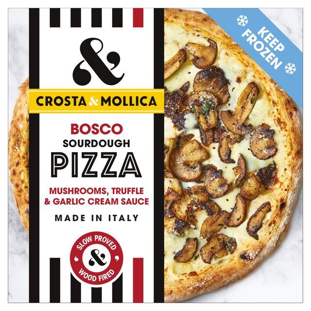 Crosta & Mollica Bosco Sourdough Pizza with Truffle & Mushrooms   443g