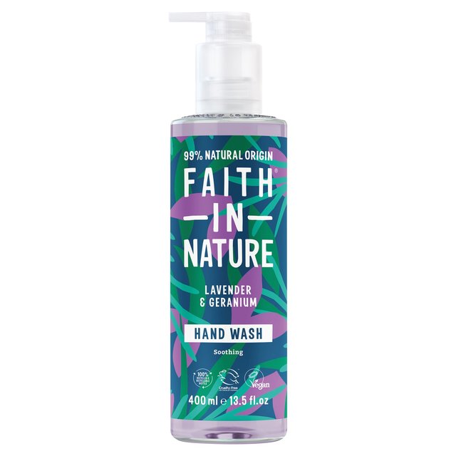 Faith in Nature Lavender & Geranium Hand Wash   400ml GOODS M&S   