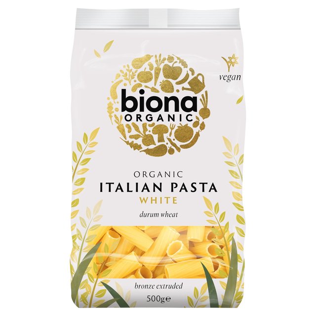 Biona Organic White Rigatoni Pasta   500g