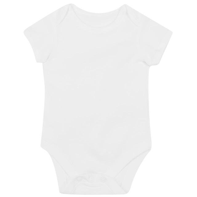 M&S Cotton Short Sleeve Bodysuits 7 Pack White GOODS M&S   