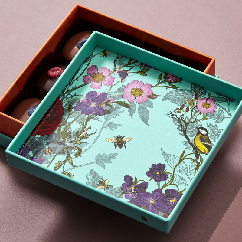 Fortnum's rose and violet cream chocolates 120g, imported from the UK