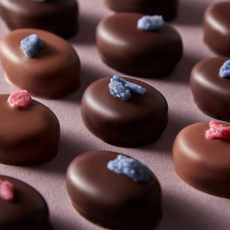 Fortnum's rose and violet cream chocolates 120g, imported from the UK