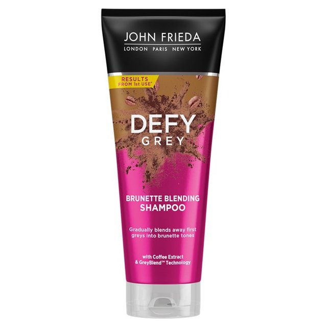 John Frieda Defy Grey Brunette Blending Shampoo   250ml GOODS M&S   