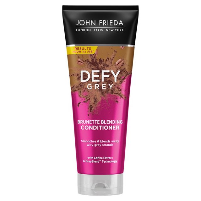 John Frieda Defy Grey Brunette Blending Conditioner   250ml GOODS M&S   