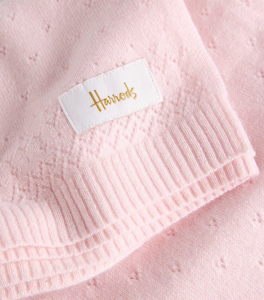Harrods luxury cashmere shawl baby gift, UK version