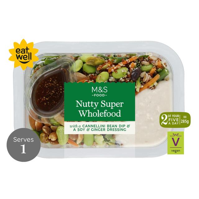 M&S Plant Kitchen Nutty Super Wholefood Salad   285g GOODS M&S   