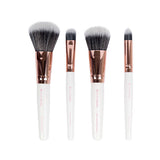 Brushworks White & Gold Travel Makeup Brush Set GOODS Superdrug   